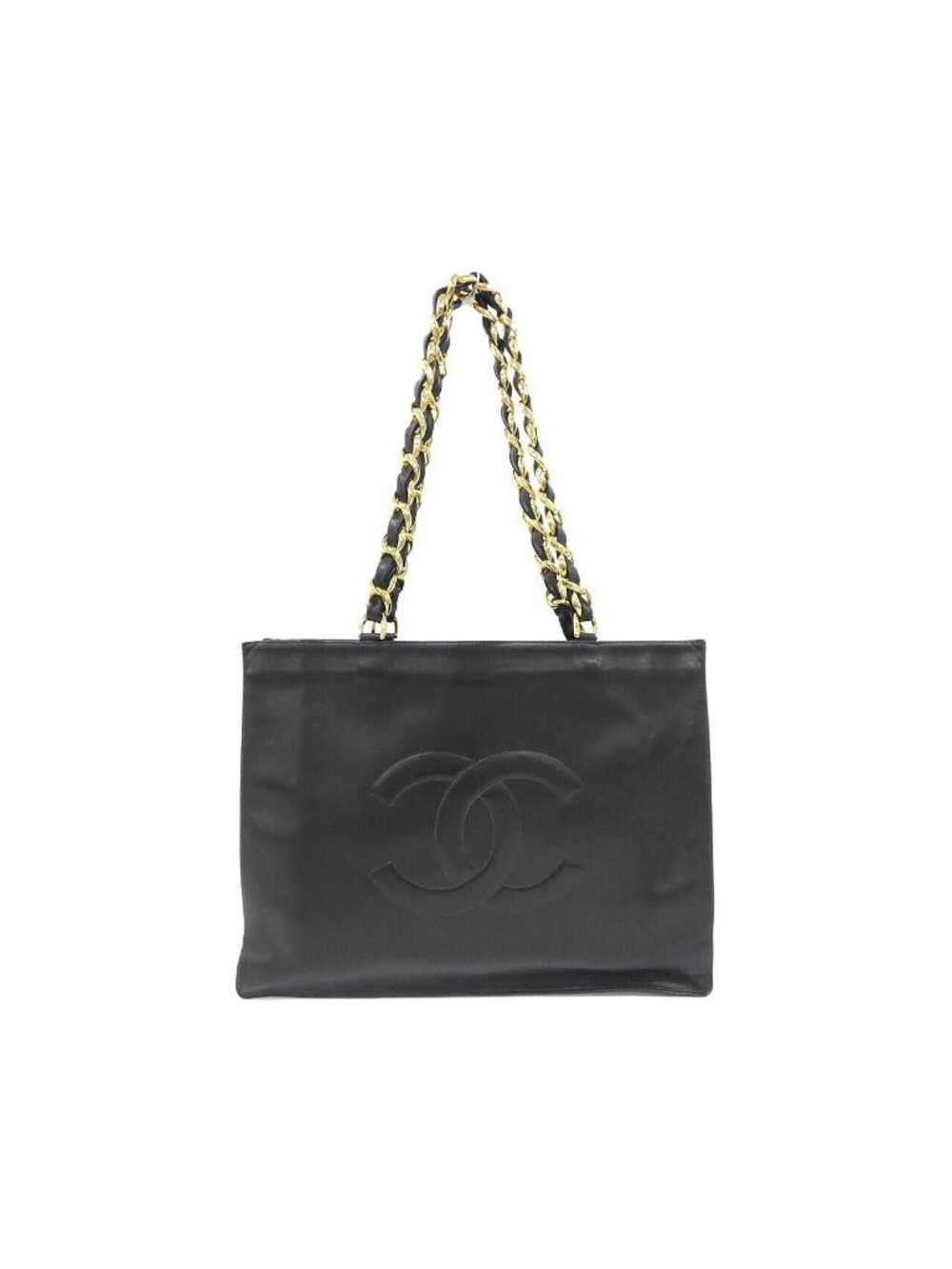Chanel Vintage Bag Handbag Black